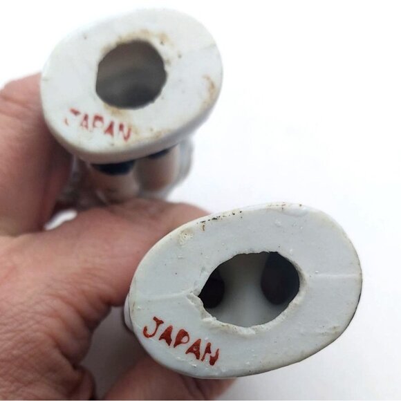 Windy Day Marilyn Monroe Style Porcelain Figurines Japan Set of 2 Vintage MCM - Picture 7 of 10